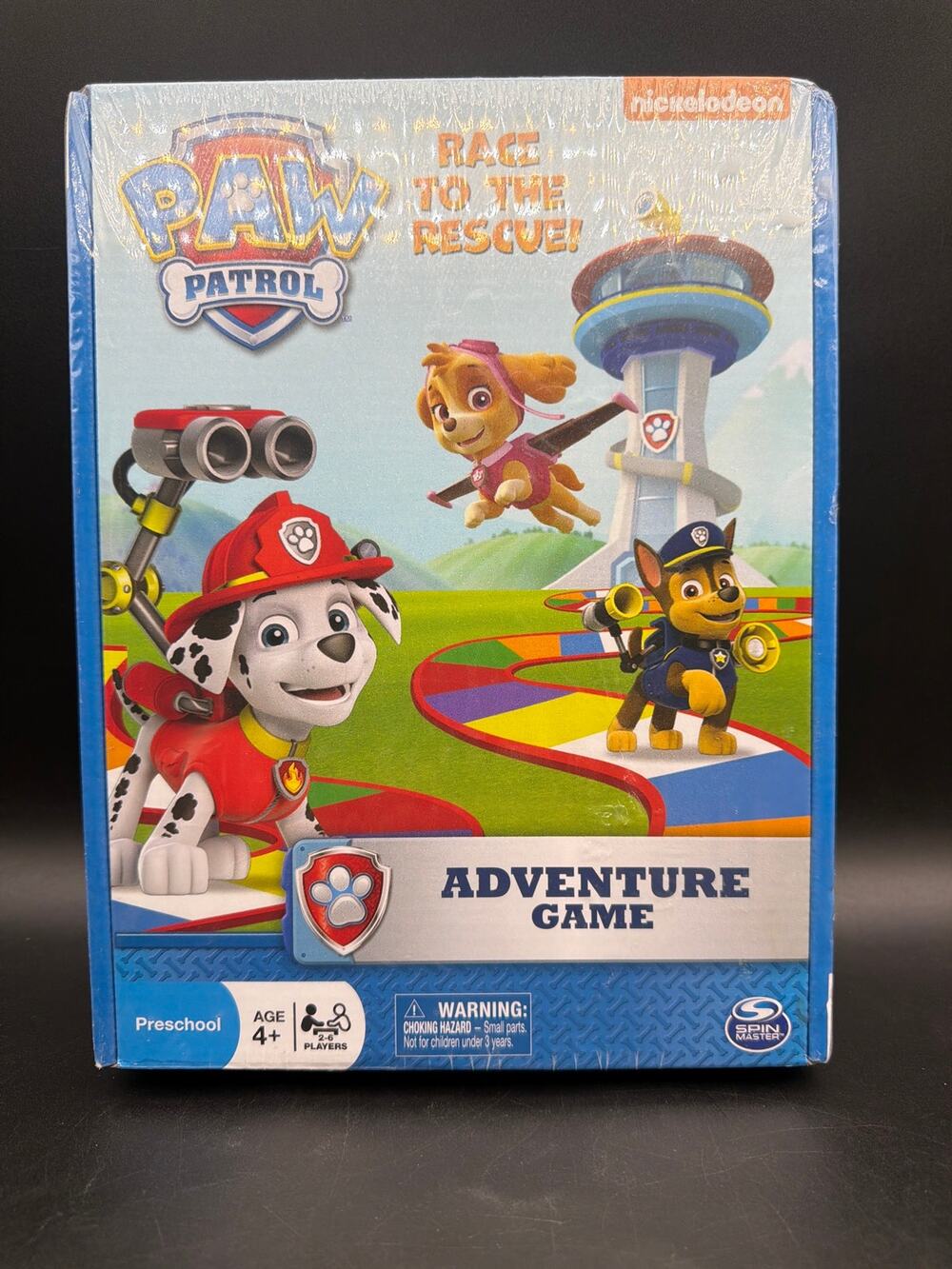 PAW Patrol Race to the Rescue Adventure Game Spin Master NEW Factory Sealed